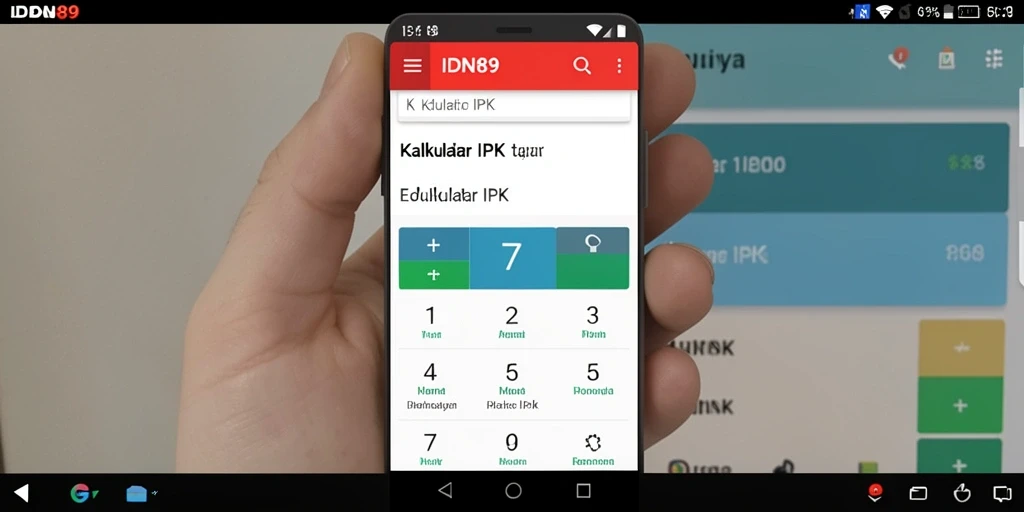 Tampilan antarmuka IDN89 yang sederhana dan fungsional.