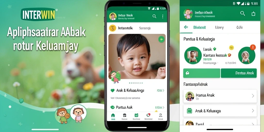 Tampilan antarmuka INTERWIN yang memudahkan pemantauan anak.