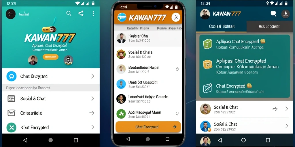 Antarmuka KAWAN777 menampilkan fitur chat yang aman dan intuitif.