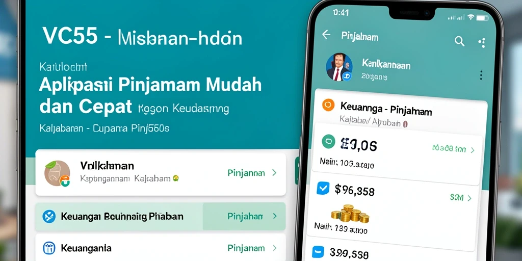 Tampilan antarmuka aplikasi VC55 yang modern dan intuitif.